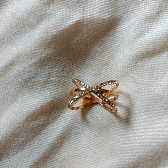 Gold Cross Rings (2 set) - Picture 4 of 4